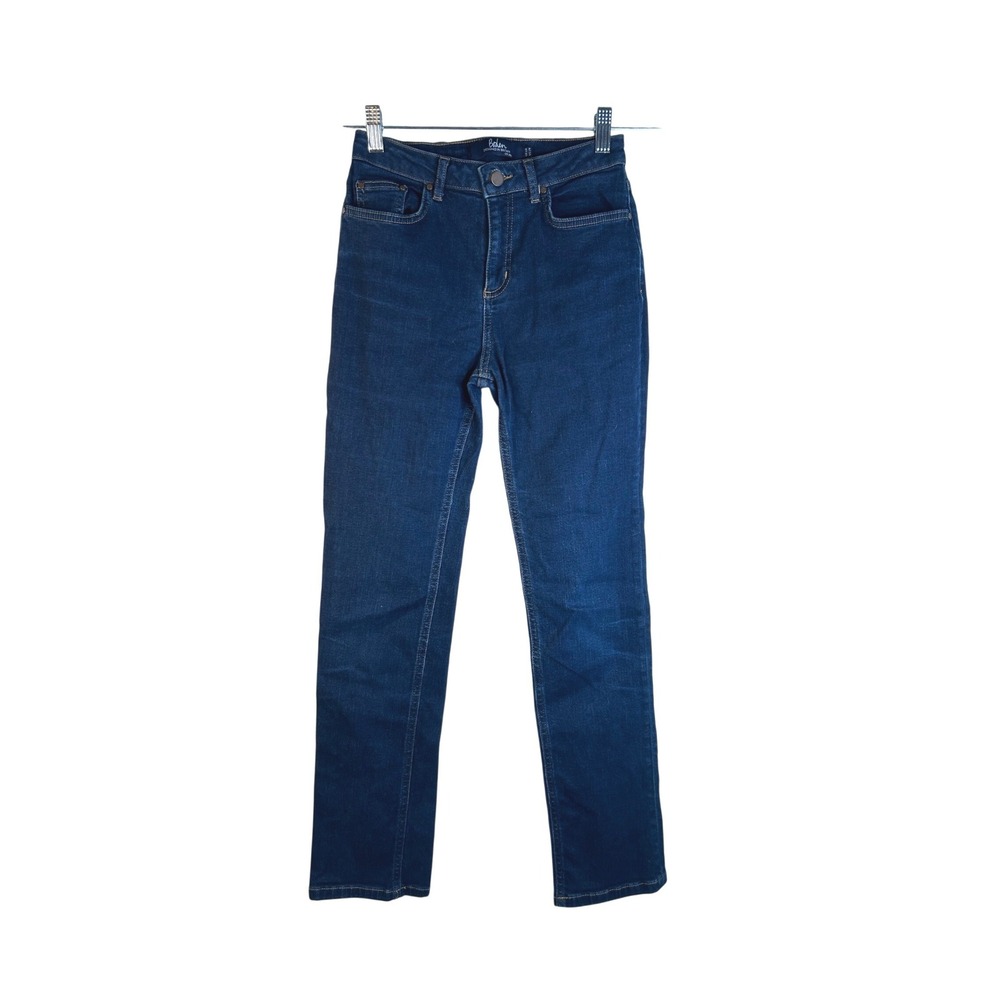 Boden Women's Dark Indigo Classic Straight Leg Jeans Size 2R